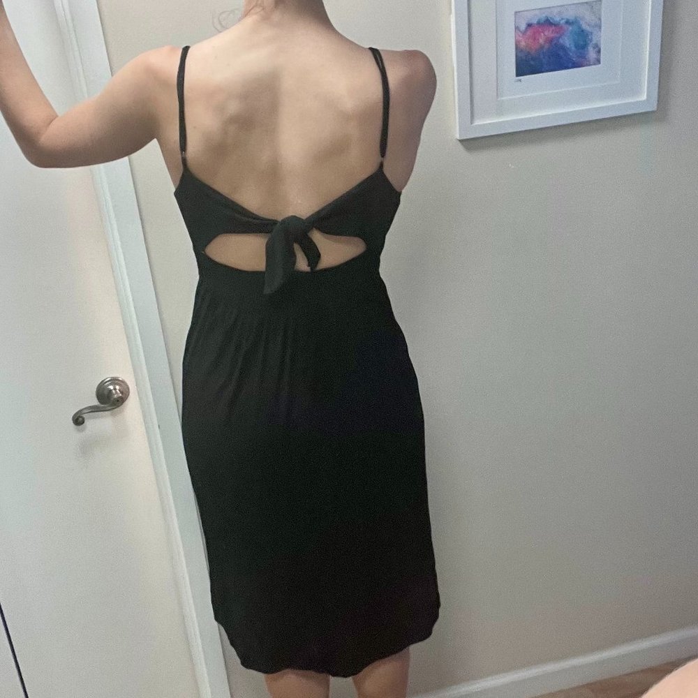 Black Buttonfront Midi Dress By Code Mode - image 6